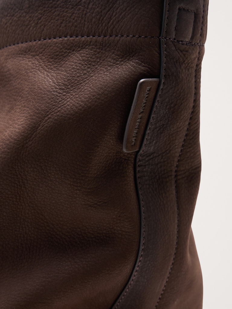Nubuck Leather Tote