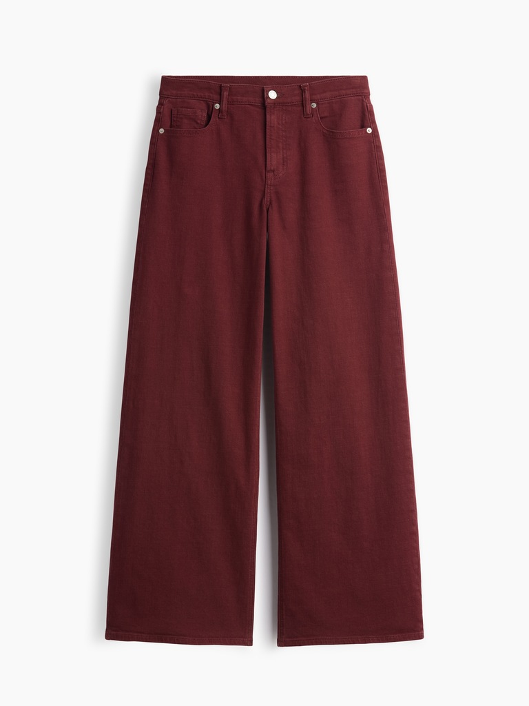 Mid Rise Wide-Leg Jeans