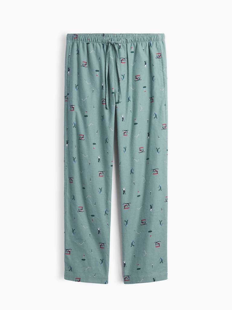 Relaxed Flannel PJ Pants
