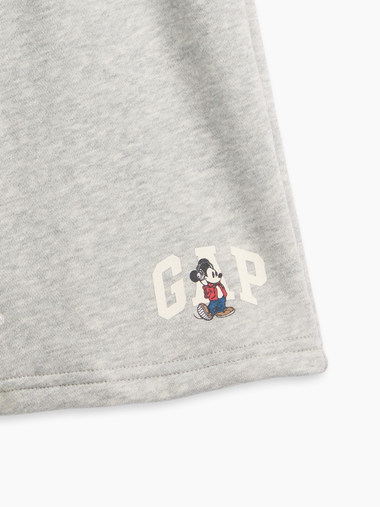 babyGap × Disney Mickey Mouse Relaxed Pull-On Logo Shorts