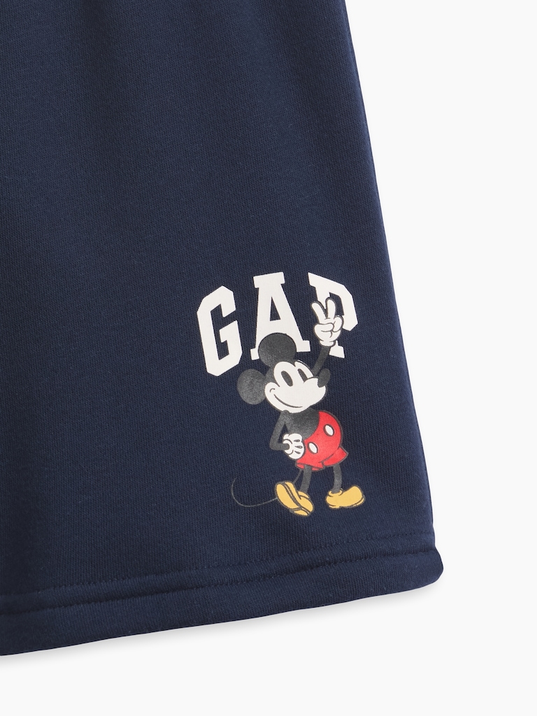 babyGap × Disney Mickey Mouse Relaxed Pull-On Logo Shorts