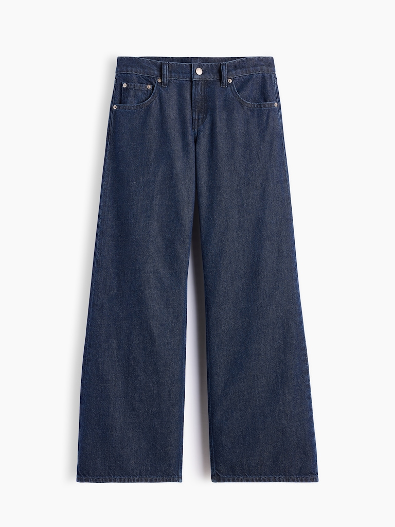 Low Rise UltraSoft Stride Wide-Leg Jeans