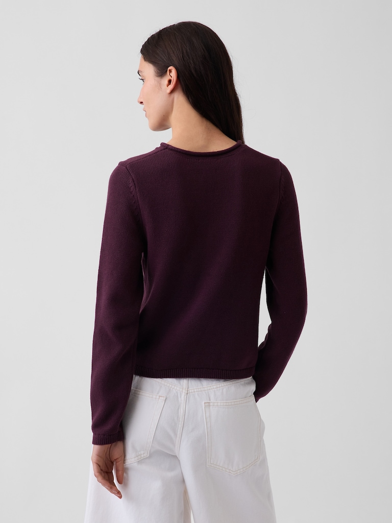 100% Cotton Rollneck Sweater