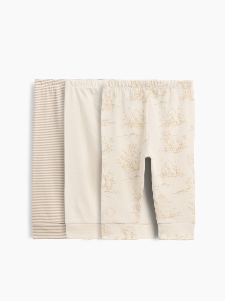 Baby First Favorites Organic Cotton Pull-On Pants (3-Pack)