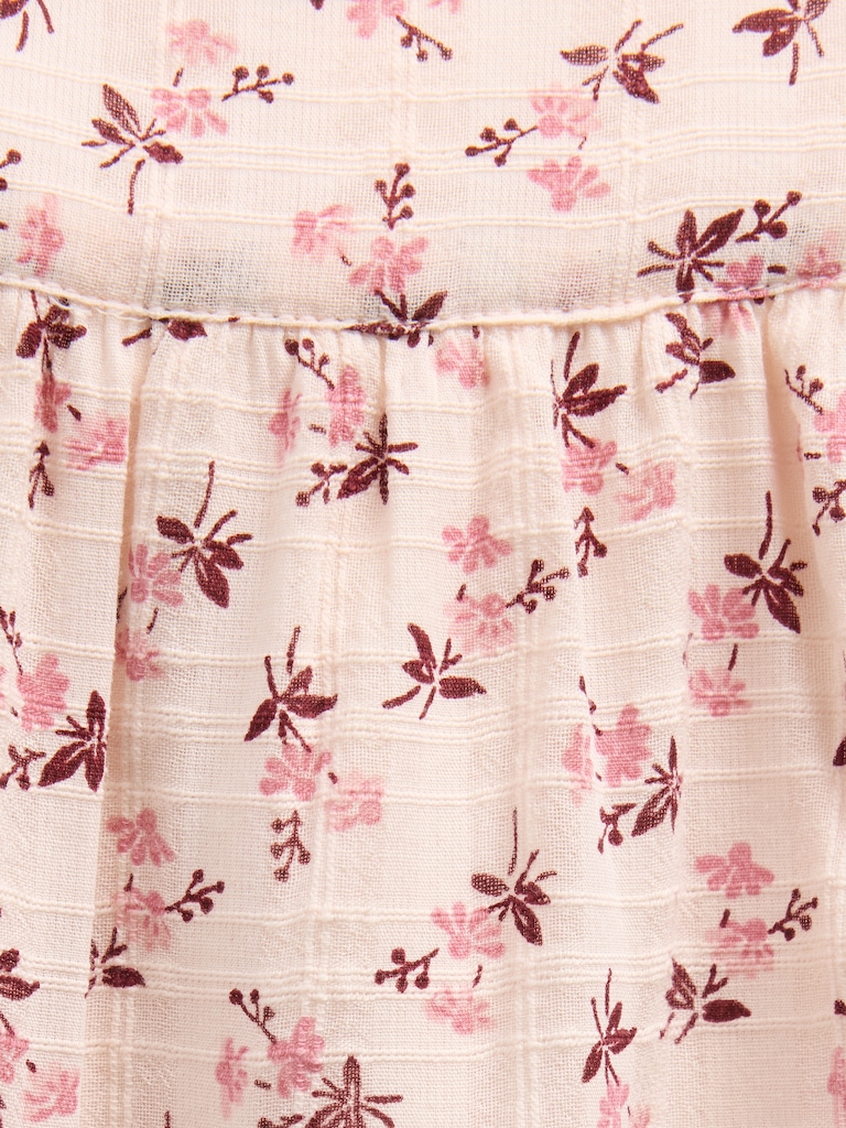 Baby Floral Ruffle Overalls