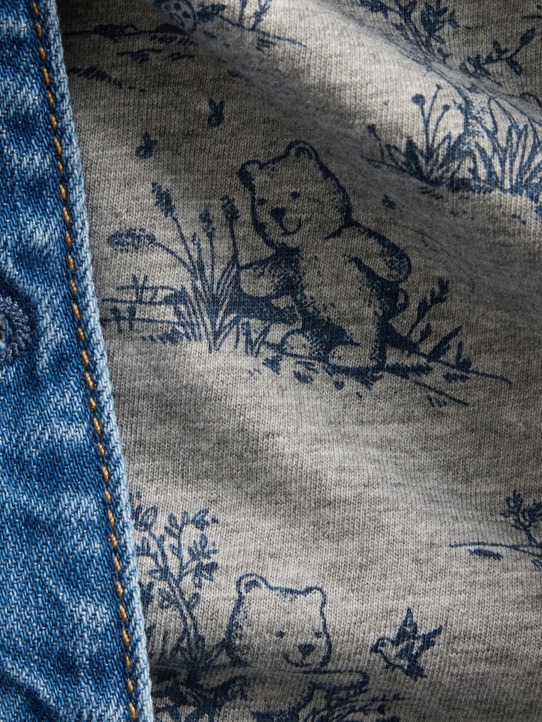 Baby Denim Brannan Bear Hooded Jacket