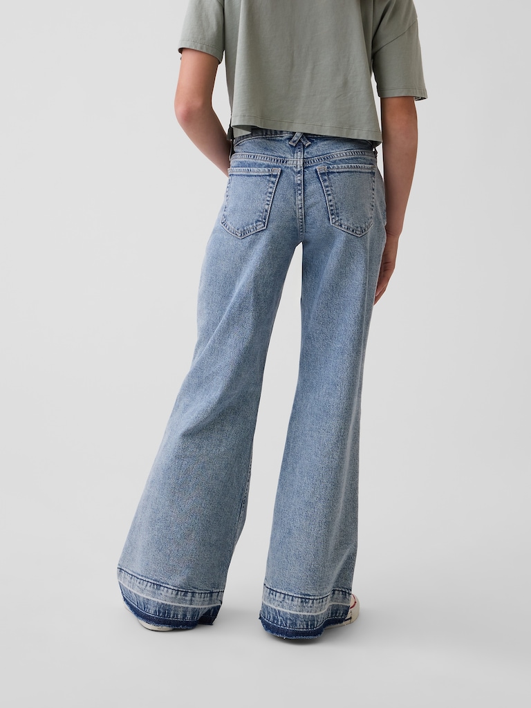 Kids Low Rise Relaxed Flare Jeans