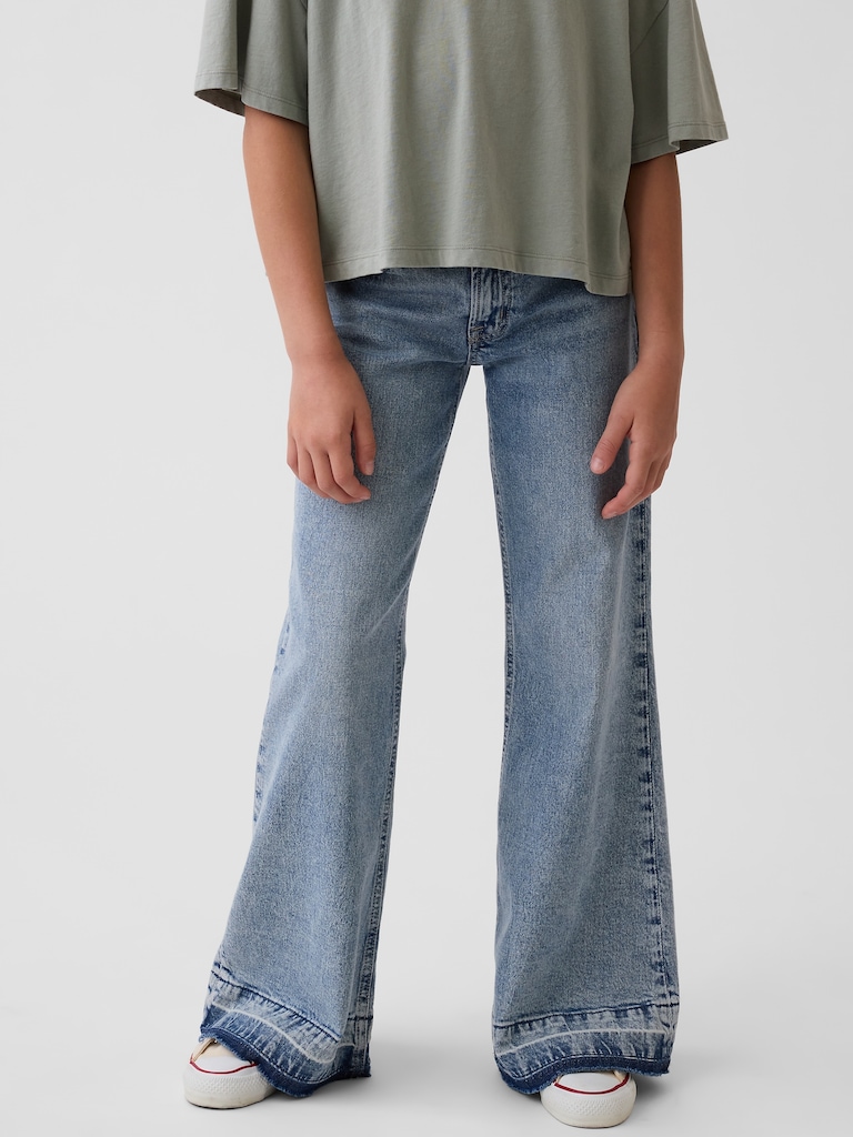 Kids Low Rise Relaxed Flare Jeans