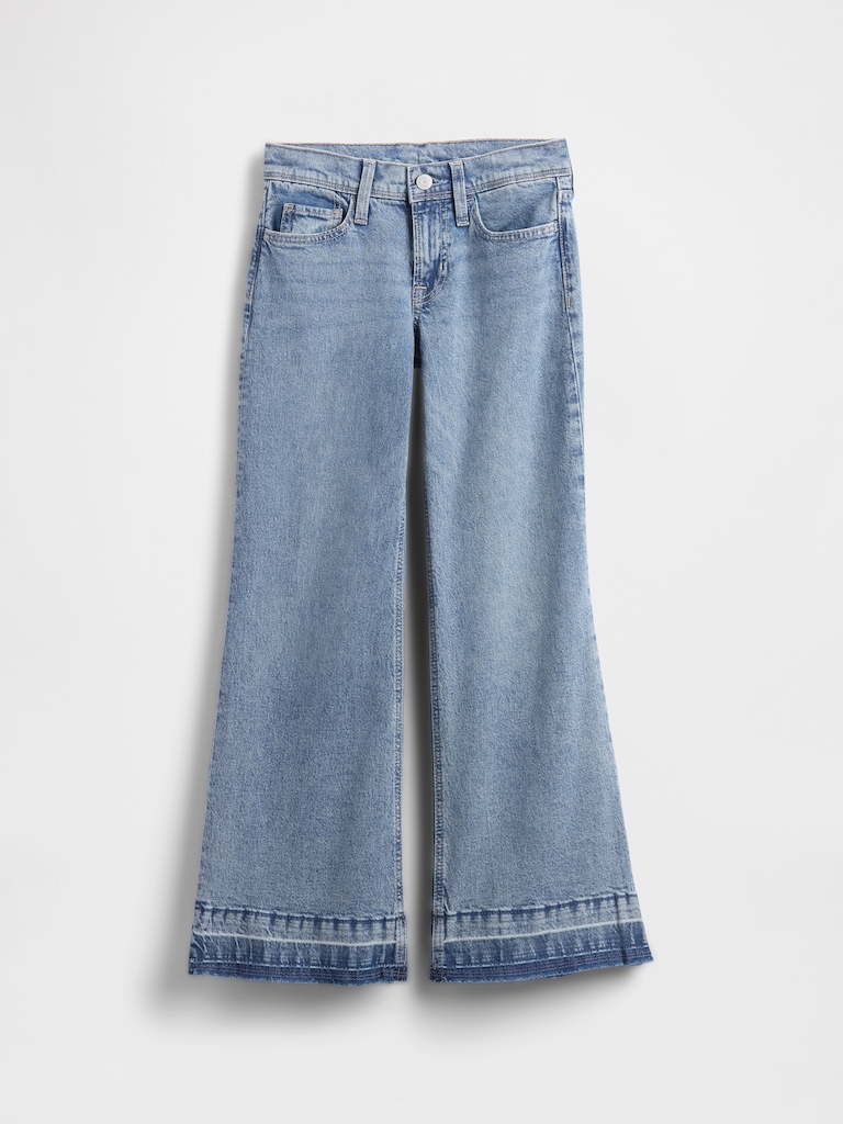 Kids Low Rise Relaxed Flare Jeans