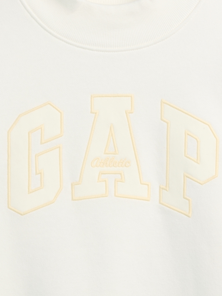 Kids VintageSoft Oversized Mockneck Logo Sweatshirt