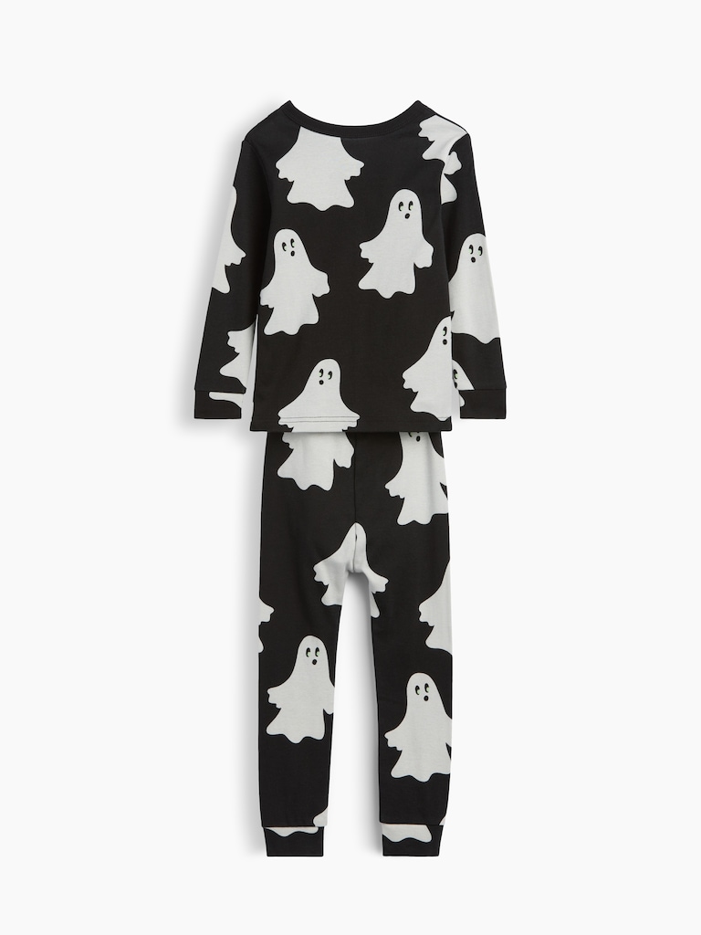 Baby & Toddler Organic Brushed Cotton Ghost PJ Set