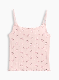 Kids Pointelle Rib Cami