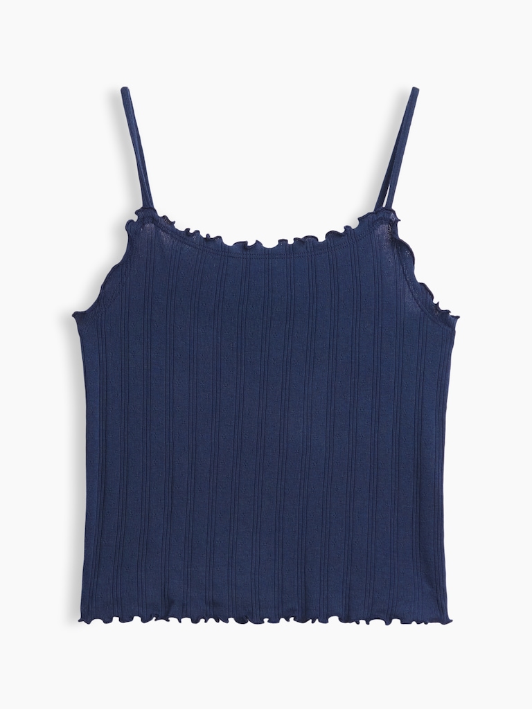 Kids Pointelle Rib Cami