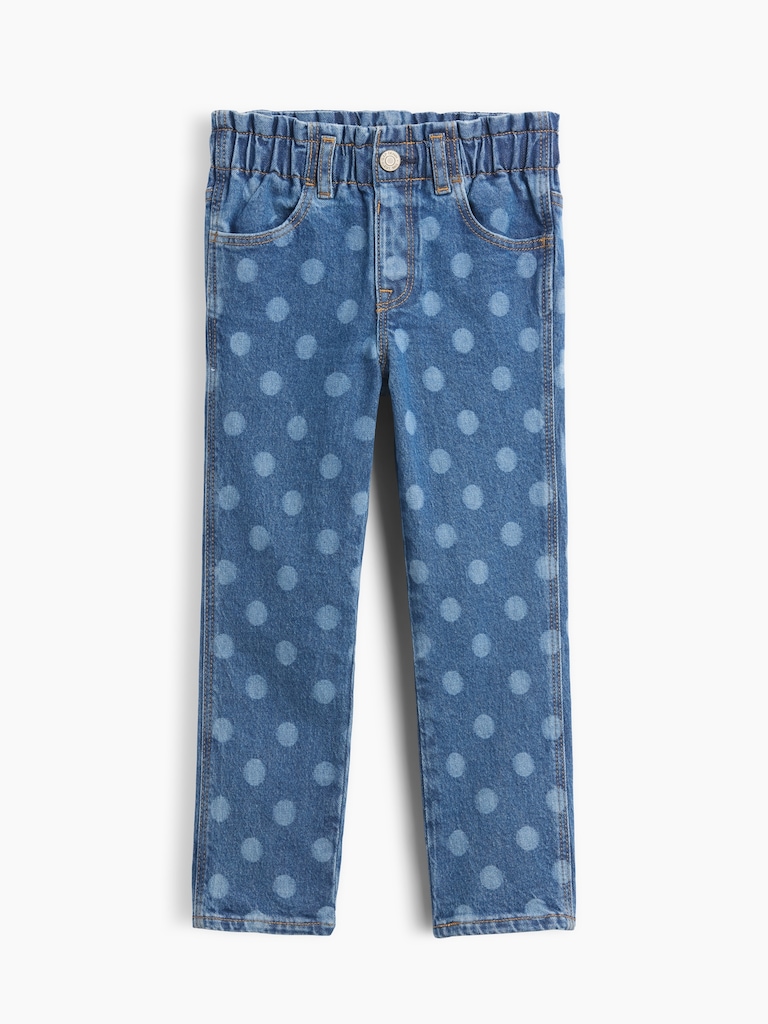 babyGap Print Paperbag Mom Jeans