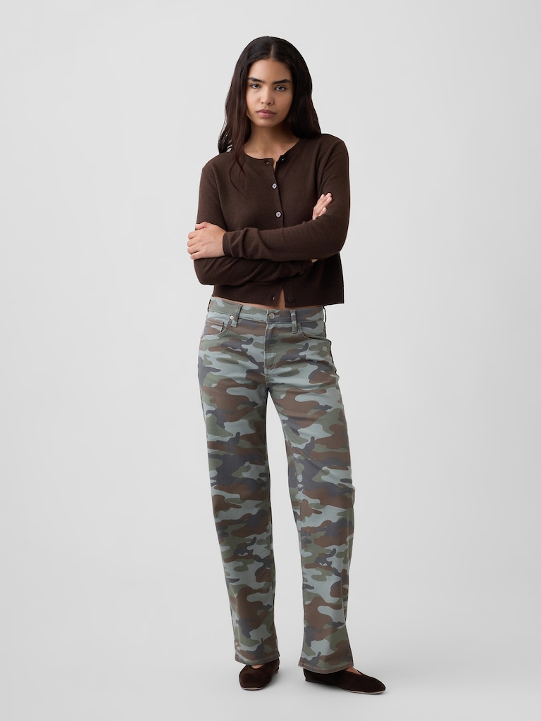 Low Rise Print '90s Loose Jeans