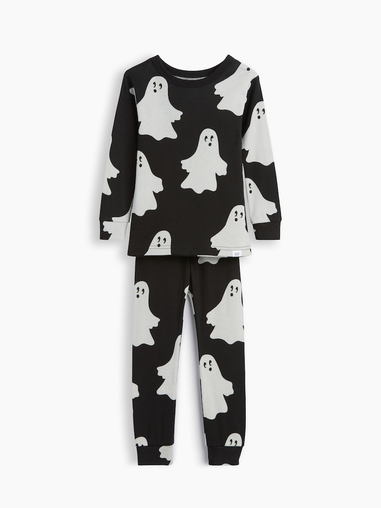 Baby & Toddler Organic Brushed Cotton Ghost PJ Set