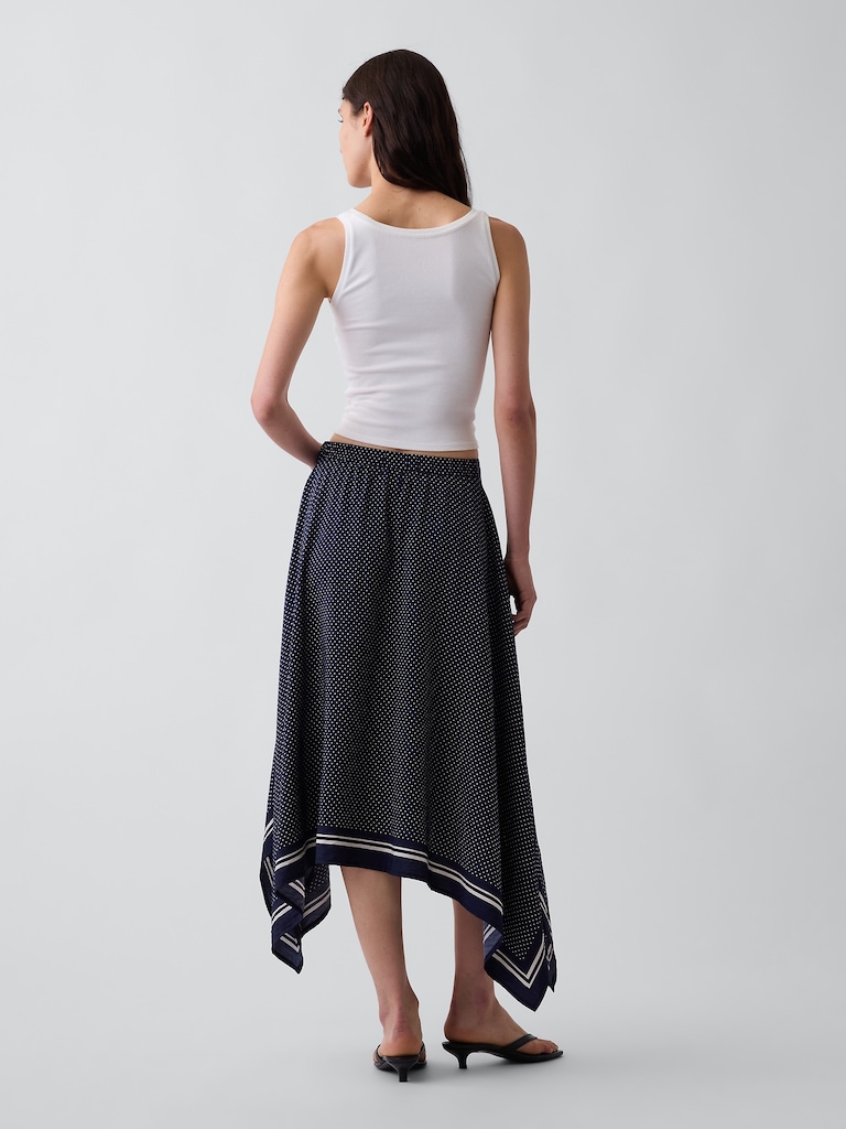 Handkerchief Maxi Skirt