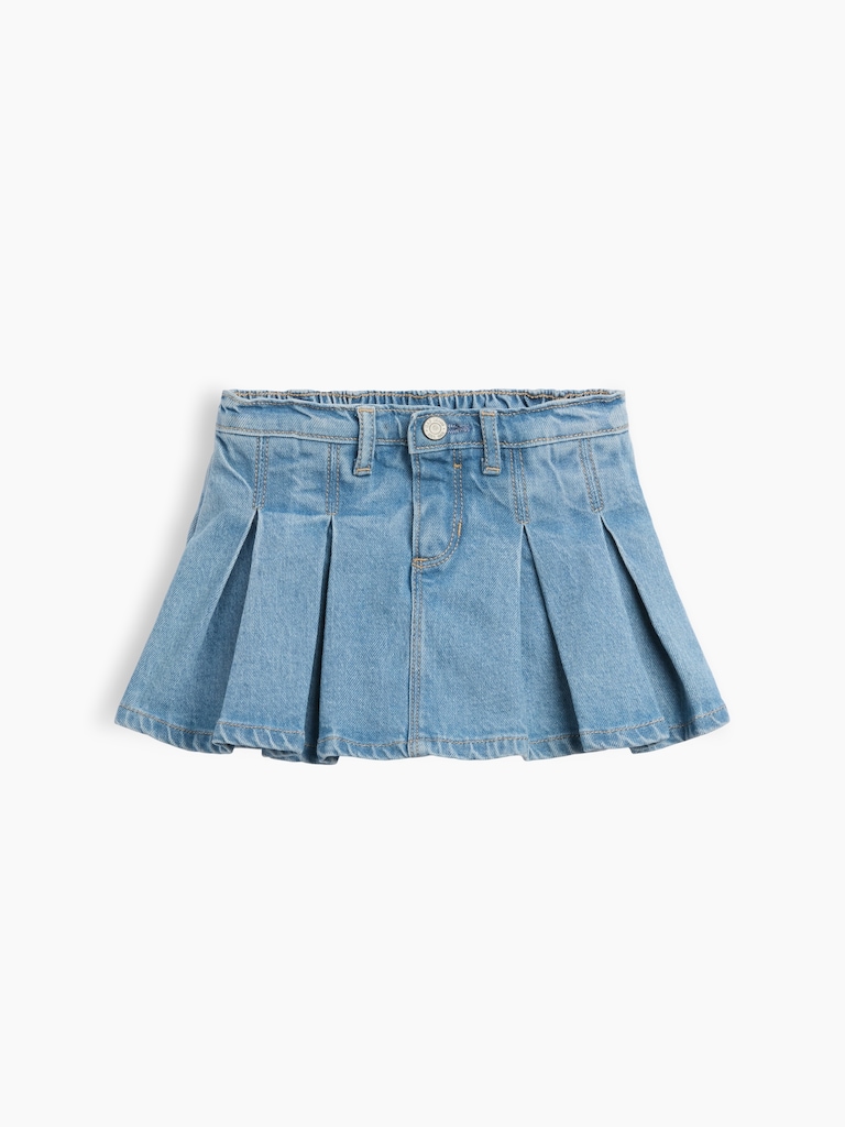 Baby & Toddler Denim Pleated Skort