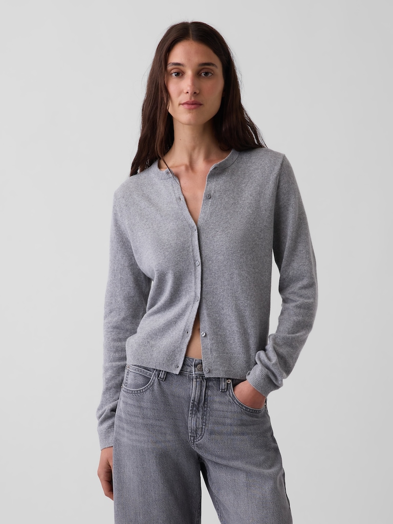 CashSoft Crop Cardigan