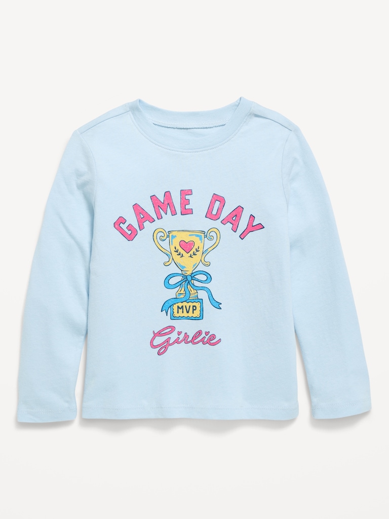 Long-Sleeve Graphic T-Shirt for Toddler Girls