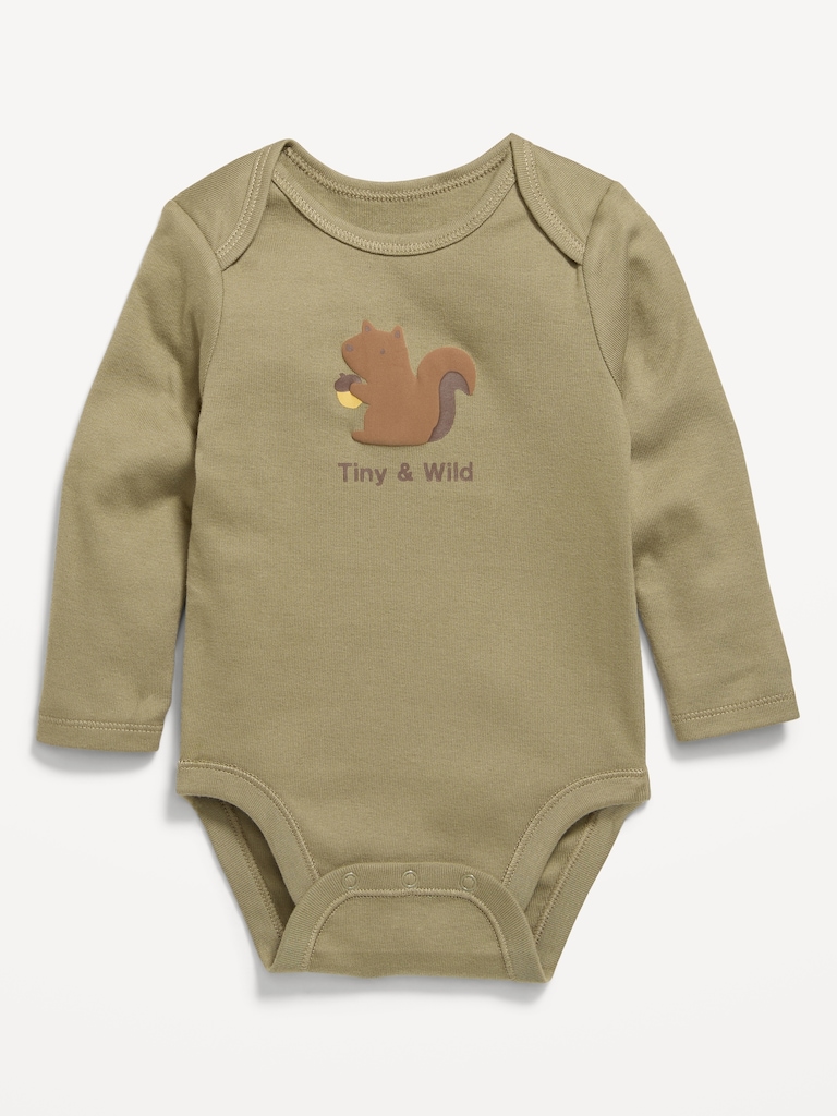 Long-Sleeve Graphic Bodysuit for Baby