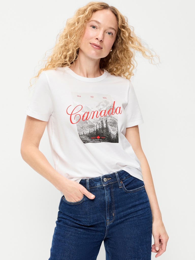 EveryWear Crew-Neck Graphic T-Shirt