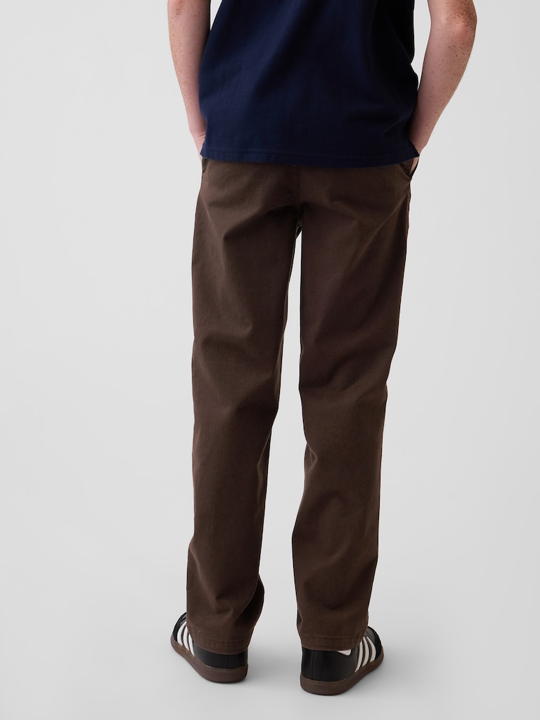Kids Modern Uniform Loose Khakis