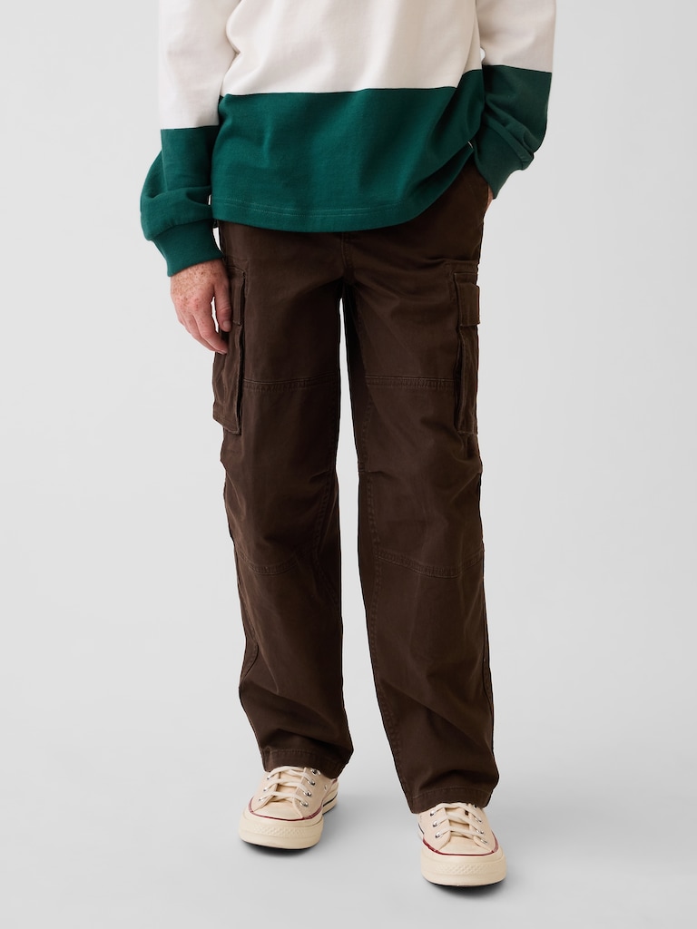 Kids Loose Cargo Pants