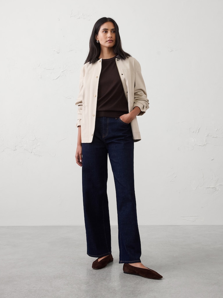 Merino Wool Shell Sweater