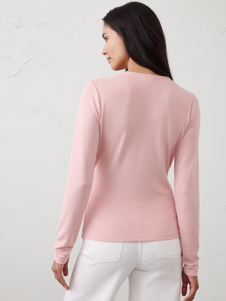 Soft Luxe Wrap Top