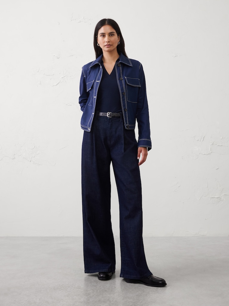 Soft Stretch Polo Top