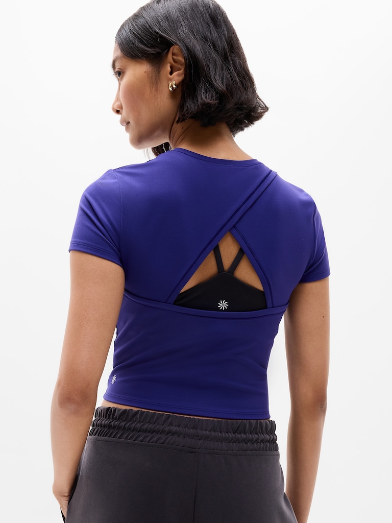 Transcend Open Back Tee