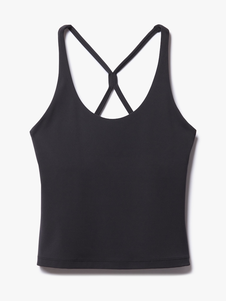 Transcend Crossback Built-In Bra Tank