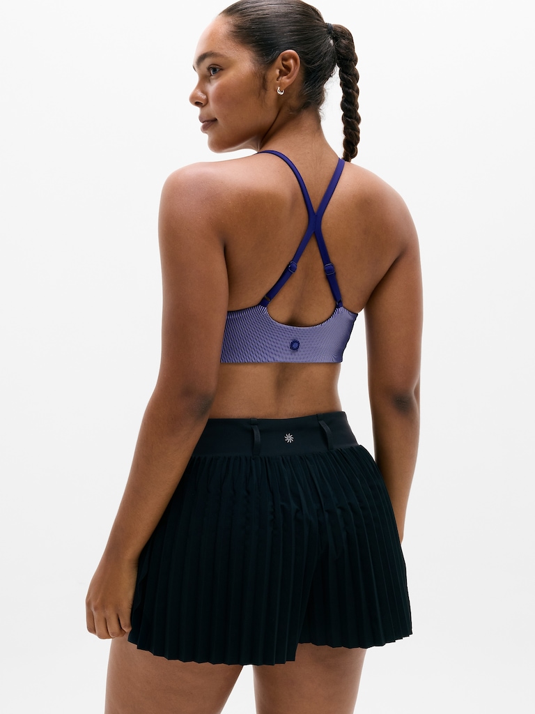 Featherweight Plissé Run Short