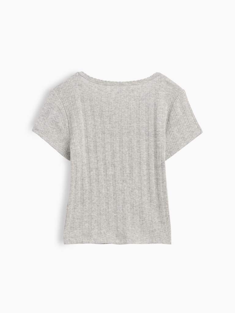 Baby & Toddler Pointelle Rib T-Shirt