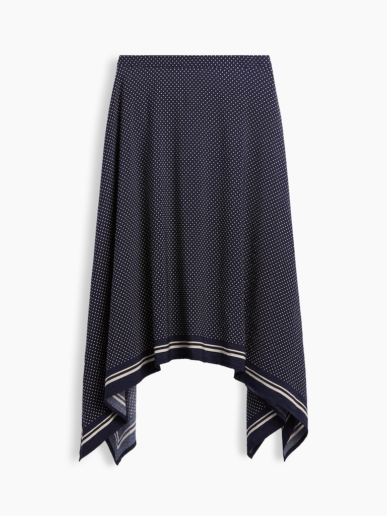 Handkerchief Maxi Skirt