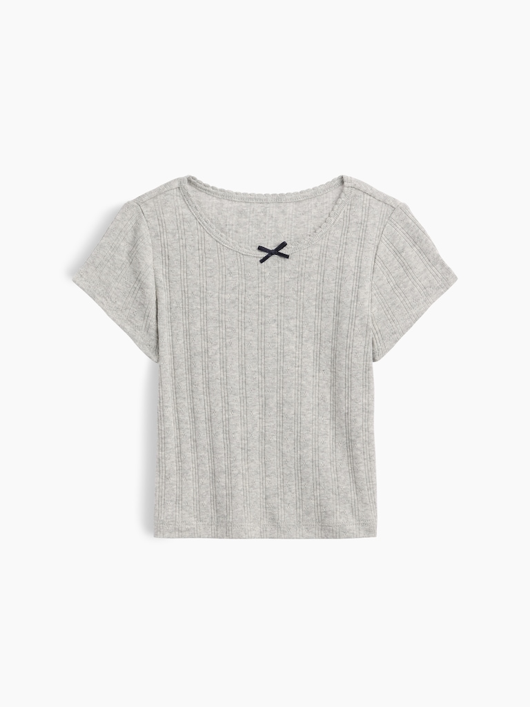 Baby & Toddler Pointelle Rib T-Shirt