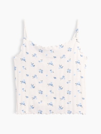 Kids Pointelle Rib Cami