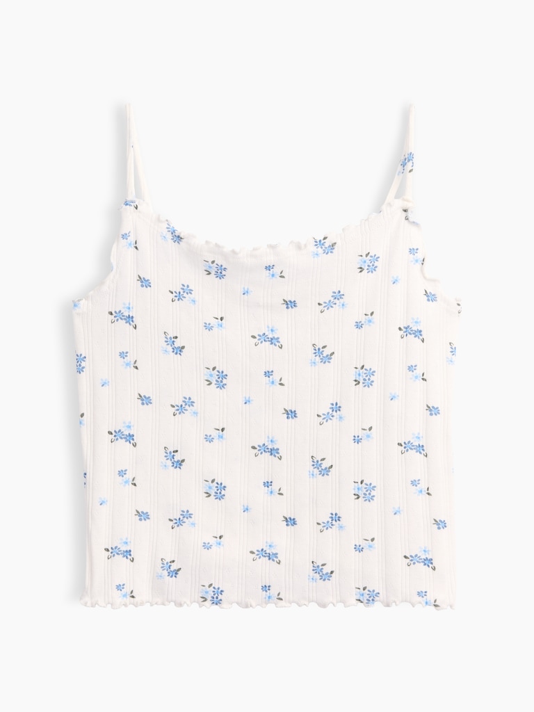 Kids Pointelle Rib Cami