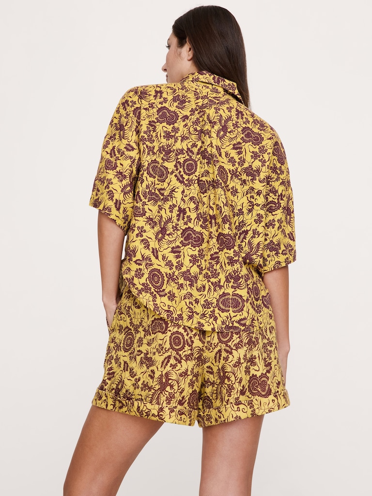 Linen Short-Sleeve Shirt