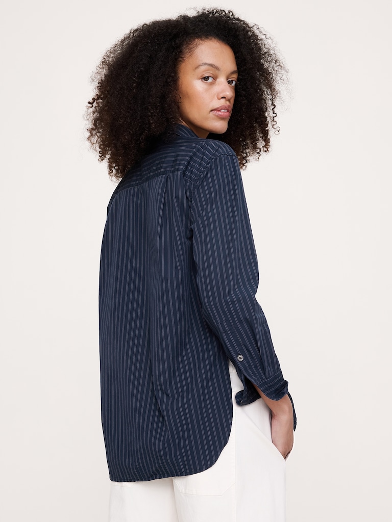 The Oversized Shirt in Cotton Poplin