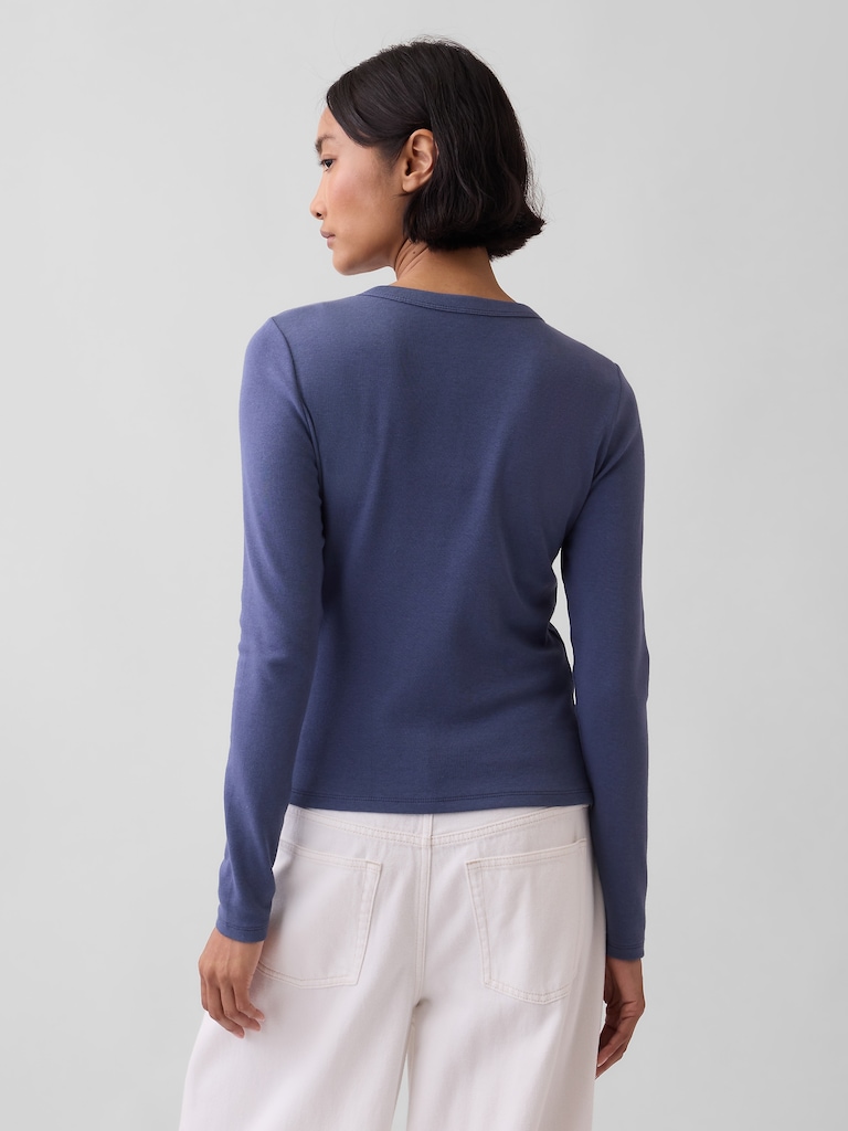 Modern Crewneck Cardigan