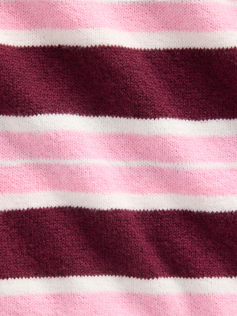 CashSoft Relaxed Stripe Crewneck Sweatshirt