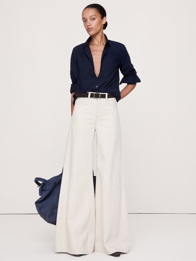 The Everyday Shirt in Cotton Poplin