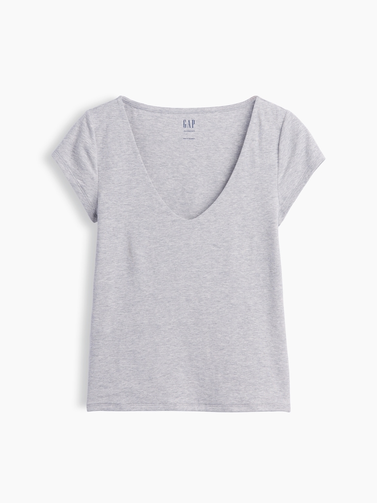 CloseKnit Jersey V-Neck T-Shirt