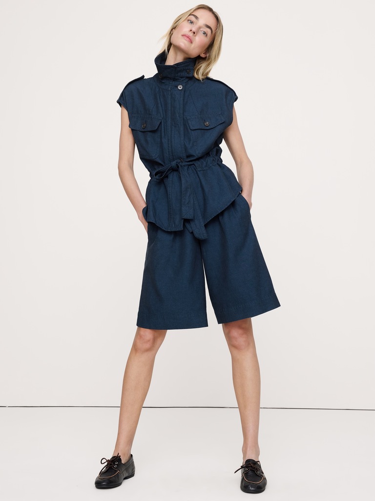 TENCEL™-Cotton-Linen Utility Vest