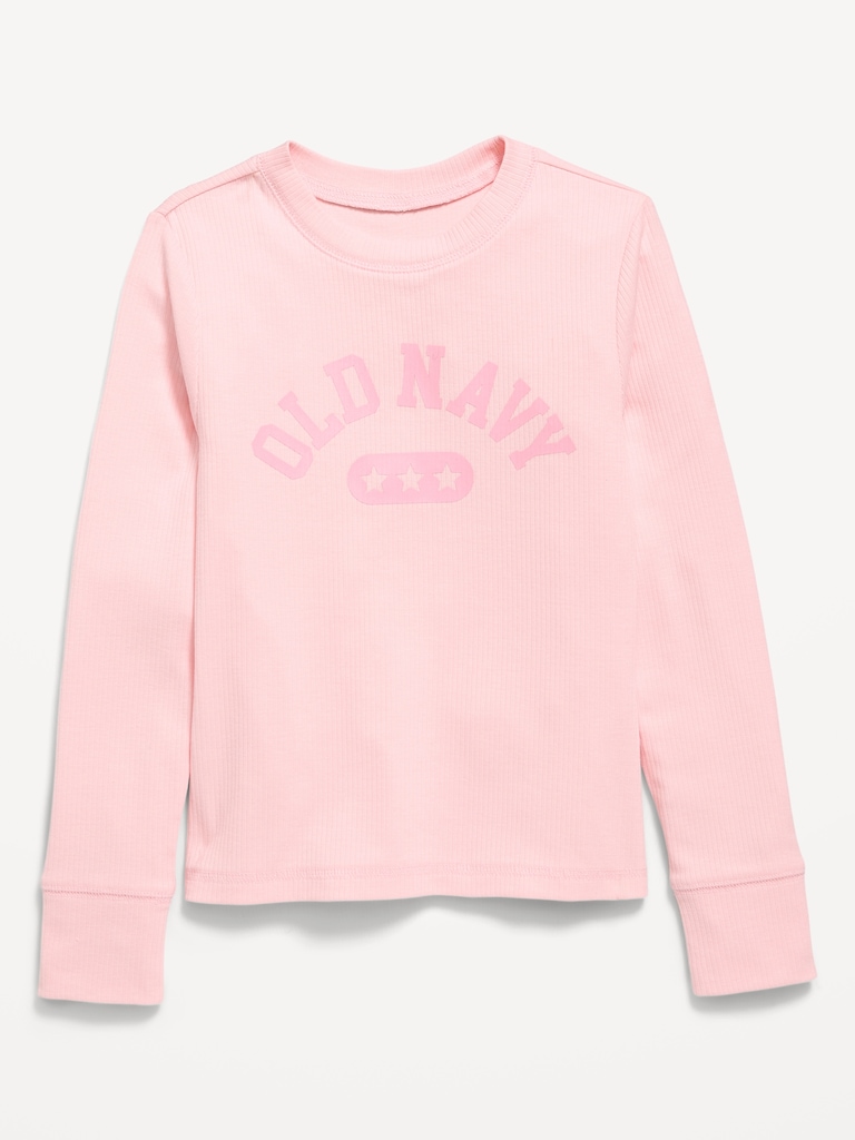 Long-Sleeve Logo Graphic T-Shirt for Girls