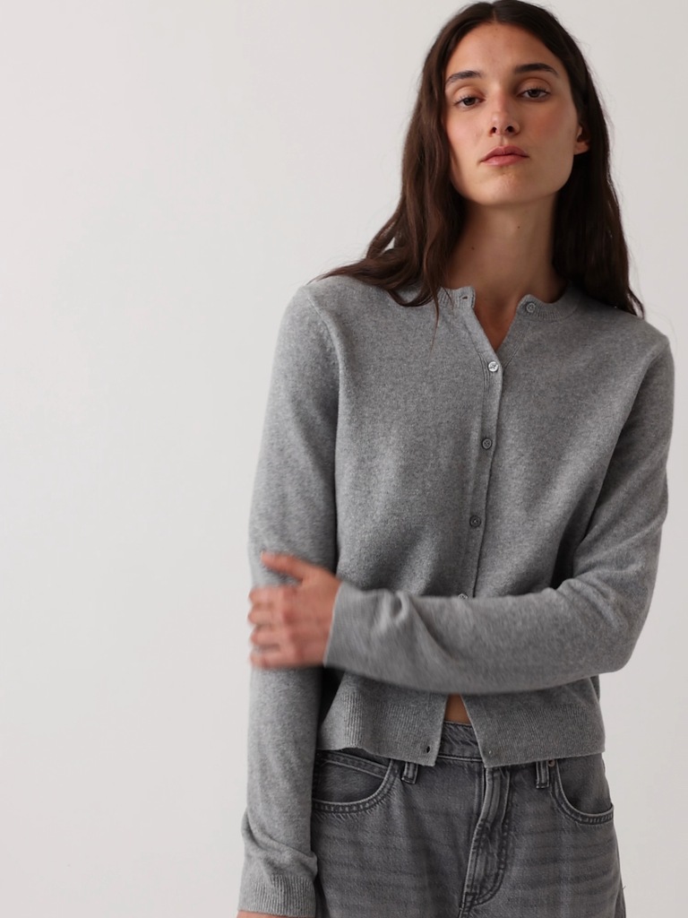 CashSoft Crop Cardigan