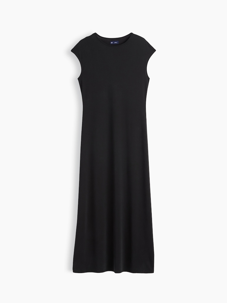 Cap-Sleeve Maxi Dress