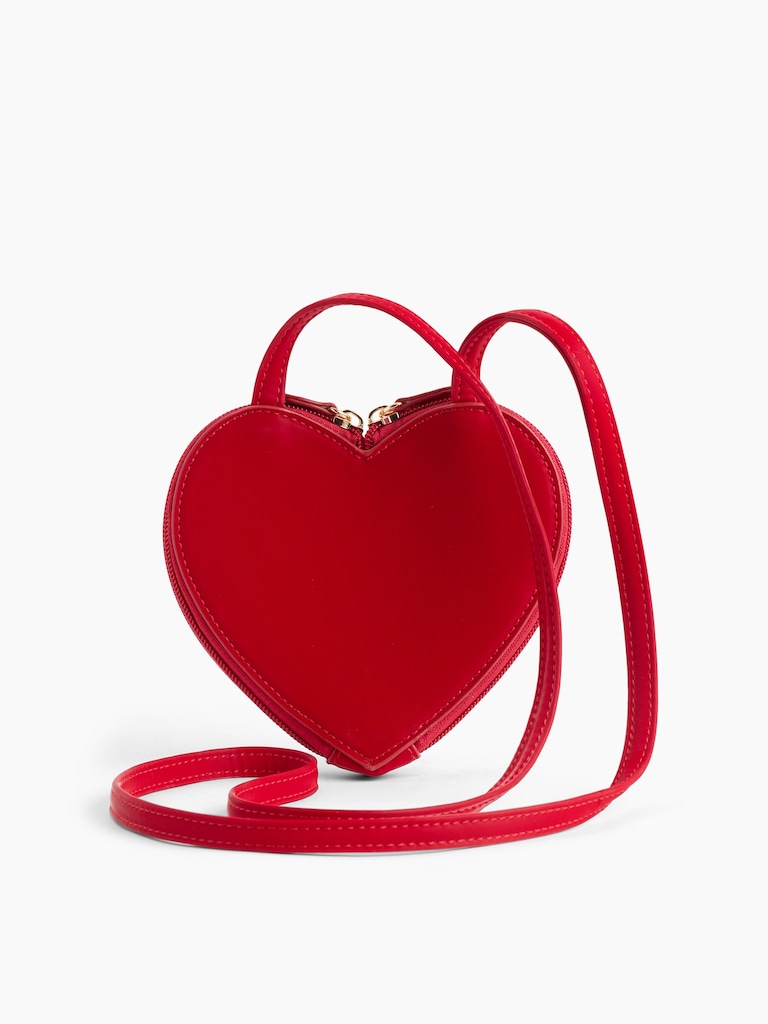 Kids Heart Crossbody Bag
